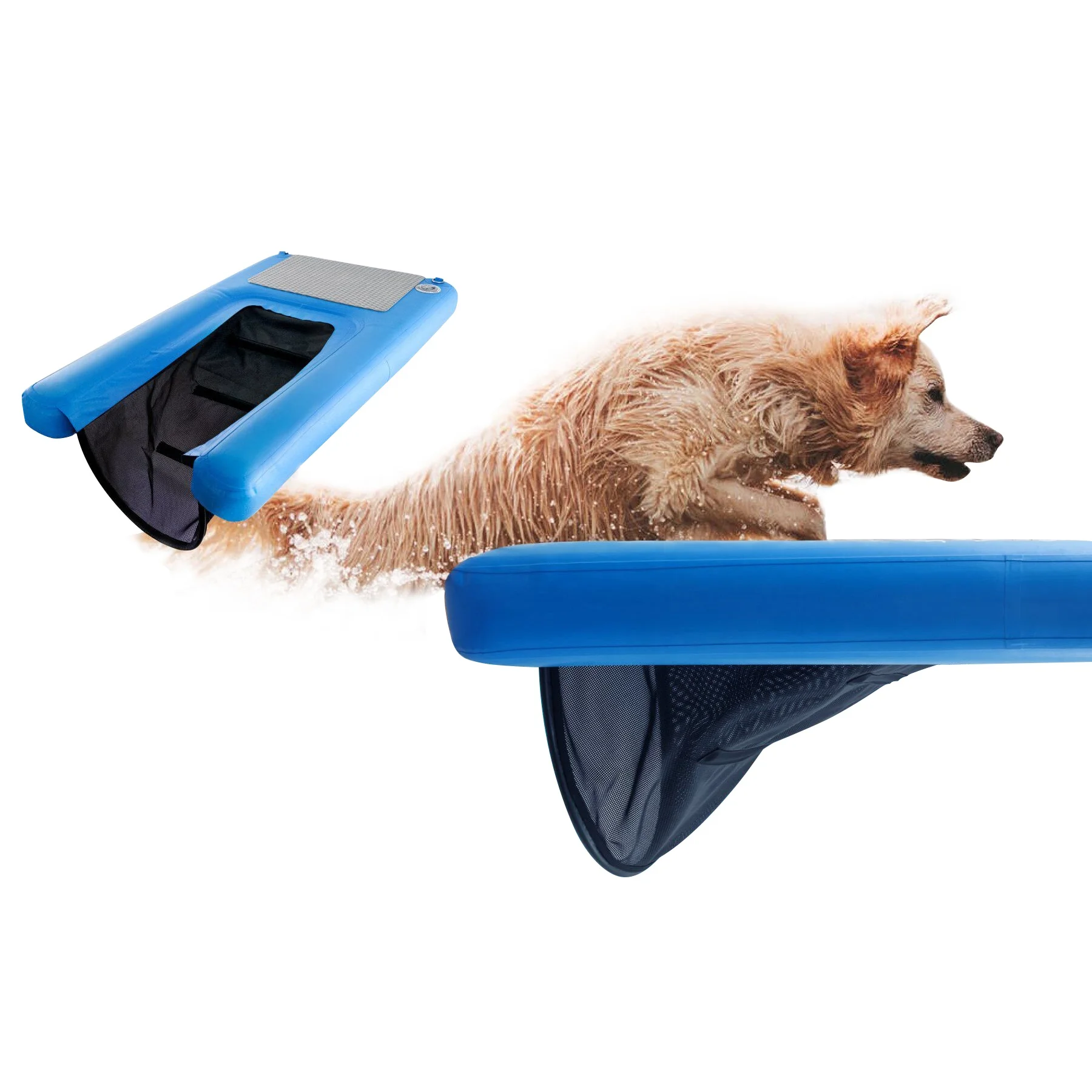 Drop Stitch Fabric Inflatable Pup Plank Dog On Water Ramp Floating Platform for Sale
Drop Stitch Fabric Inflatable Pup Plank Dog On Water Ramp Floating Platform for Sale