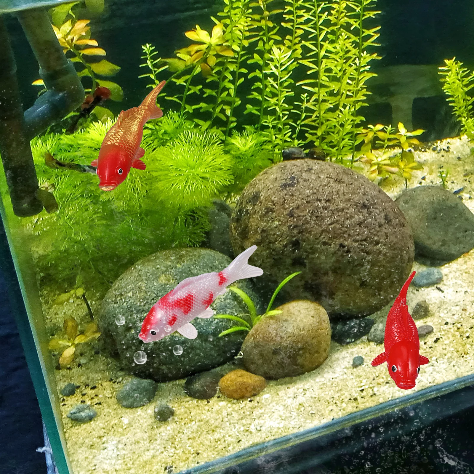 8 Pcs Koi Goldfish Fake Decoration Bulk Aquarium Tank Prop Artificial Model Toys Miniature
8 Pcs Koi Goldfish Fake Decoration Bulk Aquarium Tank Prop Artificial Model Toys Miniature