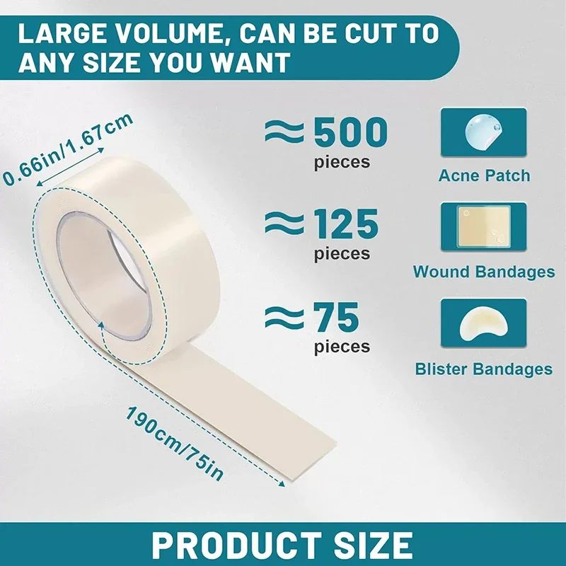 Hydrocolloid Roll For Wound Care Hydrocolloid Patch Bandages With Self-Adhesive, Bed Sore Bandages, Highly Absorbent
Hydrocolloid Roll For Wound Care Hydrocolloid Patch Bandages With Self-Adhesive, Bed Sore Bandages, Highly Absorbent