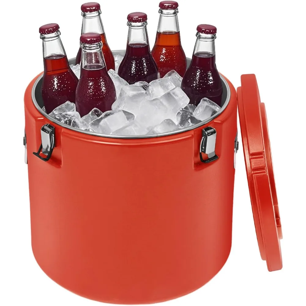 Изолированный контейнер для супа на 53 литра. Коммерческий контейнер для подогрева еды для горячих и холодных продуктов, изолированное ведро для льда из нержавеющей стали 304.
Изолированный контейнер для супа на 53 литра. Коммерческий контейнер для подогрева еды для горячих и холодных продуктов, изолированное ведро для льда из нержавеющей стали 304.