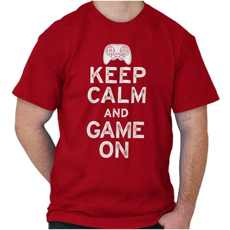 Забавный мем видеогеймера Keep Calm Game на женской или мужской футболке с круглым вырезом
Забавный мем видеогеймера Keep Calm Game на женской или мужской футболке с круглым вырезом