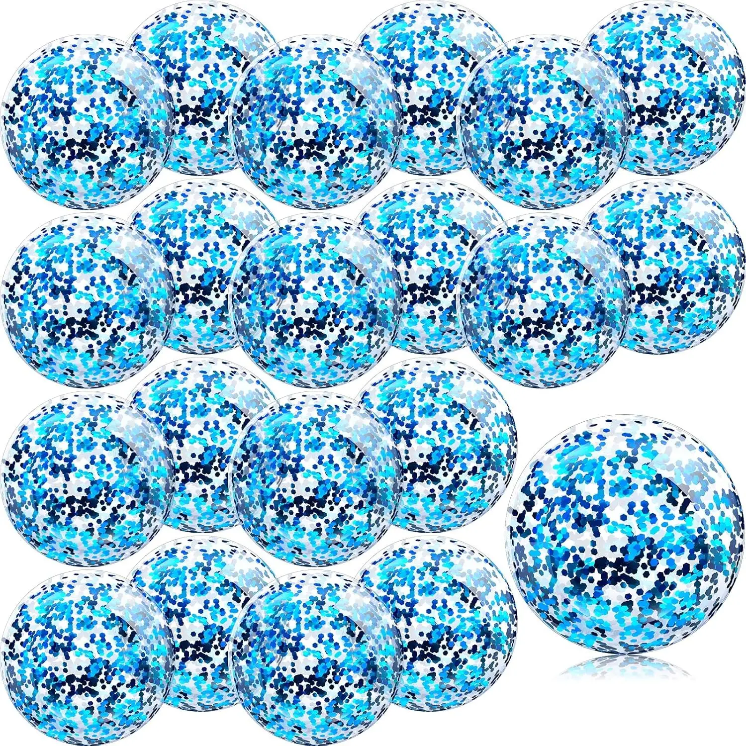 20 Pack 8 Inch Glitter Beach Balls Bulk Inflatable Pool Party Decor Summer Favors Blue
20 Pack 8 Inch Glitter Beach Balls Bulk Inflatable Pool Party Decor Summer Favors Blue