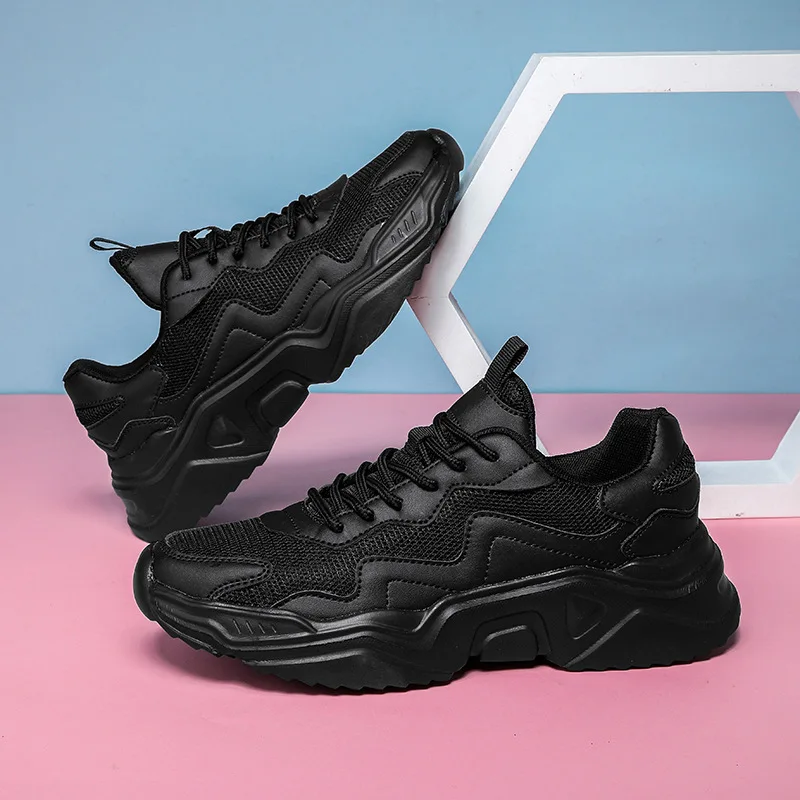 2026 Men's Chunky Sneakers Breathable Mesh Casual Shoes Thick Platform Sole Lace Up Sporty Shoes for Women Daily Walking Jogging
2026 Men's Chunky Sneakers Breathable Mesh Casual Shoes Thick Platform Sole Lace Up Sporty Shoes for Women Daily Walking Jogging