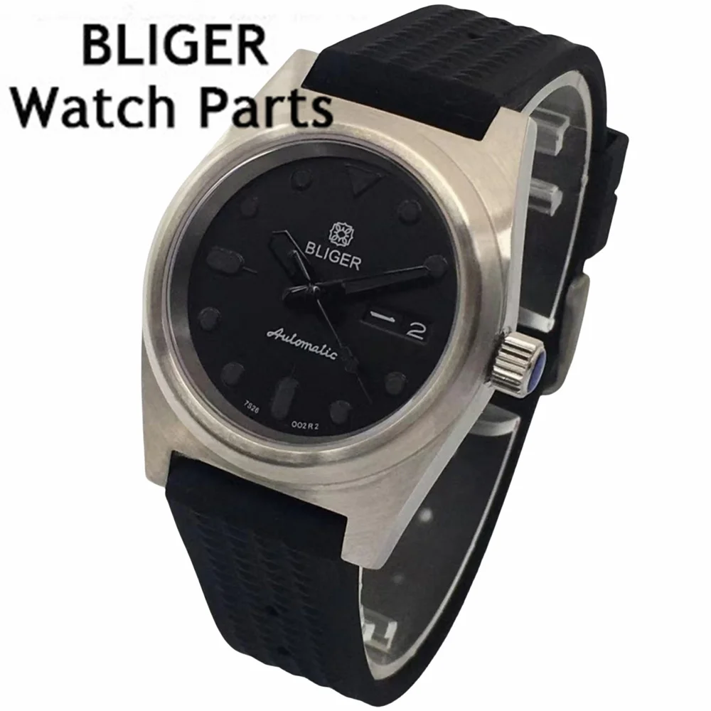 BLIGER 38 мм NH36 Weekday Date Steel мужские механические наручные часы зеленый светящийся 10 бар водонепроницаемый резиновый ремешок для часов Reloj Hombre
BLIGER 38 мм NH36 Weekday Date Steel мужские механические наручные часы зеленый светящийся 10 бар водонепроницаемый резиновый ремешок для часов Reloj Hombre