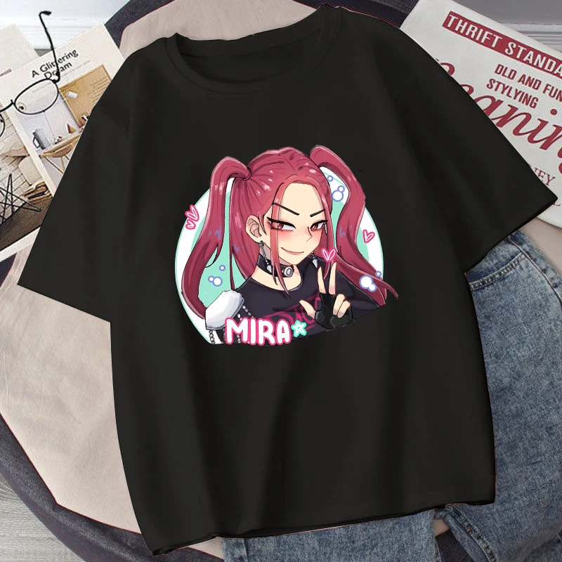 KPop Demon Hunters Child Cotton T-shirt Anime Character Print Short Sleeve Tees Girls' Summer Casual Tops Kids Birthday Gifts
KPop Demon Hunters Child Cotton T-shirt Anime Character Print Short Sleeve Tees Girls' Summer Casual Tops Kids Birthday Gifts