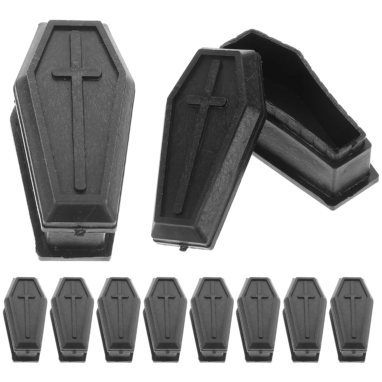 10 Pcs Decorations Halloween Prank Props Lidded Small Coffin Boxes Candy Holder Tabletop Models Black Adornments Child
10 Pcs Decorations Halloween Prank Props Lidded Small Coffin Boxes Candy Holder Tabletop Models Black Adornments Child
