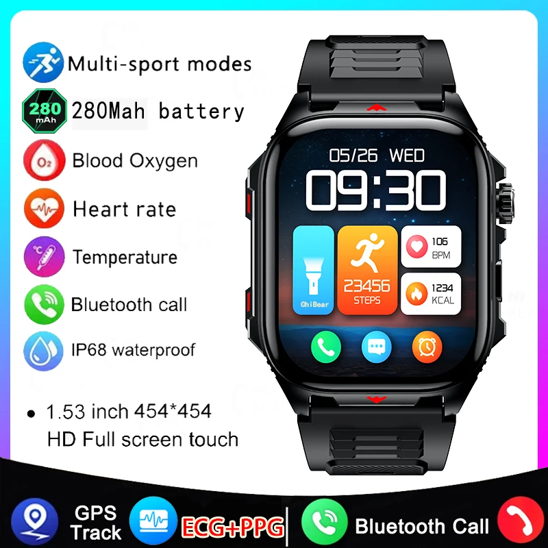 Прочные военные умные часы 400 мАч для мужчин со светодиодным фонариком, HD-экран, Bluetooth-вызов, водонепроницаемые уличные умные часы, новинка 2025 года
Прочные военные умные часы 400 мАч для мужчин со светодиодным фонариком, HD-экран, Bluetooth-вызов, водонепроницаемые уличные умные часы, новинка 2025 года