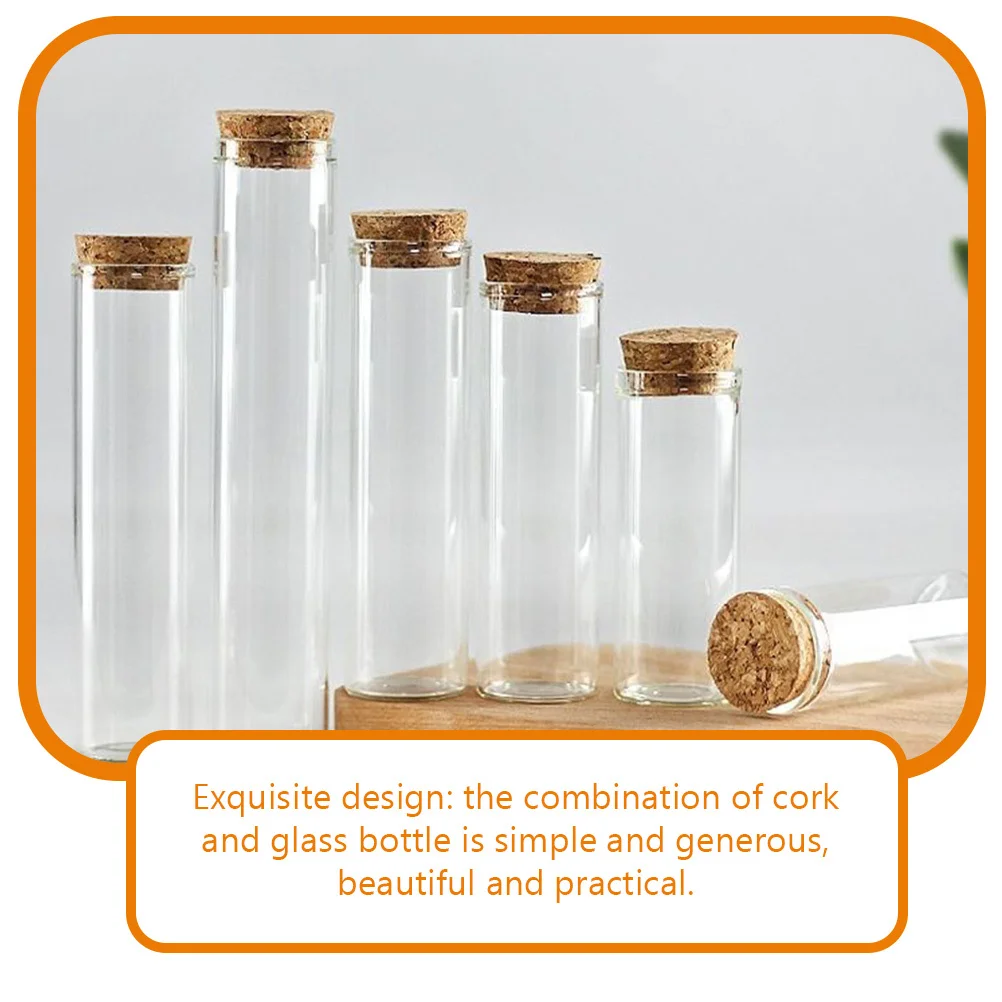 15Pcs Glass Bottles with Cork for Specimen Display Storage Wishing Drift Bottle Use Clear Test Tube Holder Multifunctional Jar
15Pcs Glass Bottles with Cork for Specimen Display Storage Wishing Drift Bottle Use Clear Test Tube Holder Multifunctional Jar