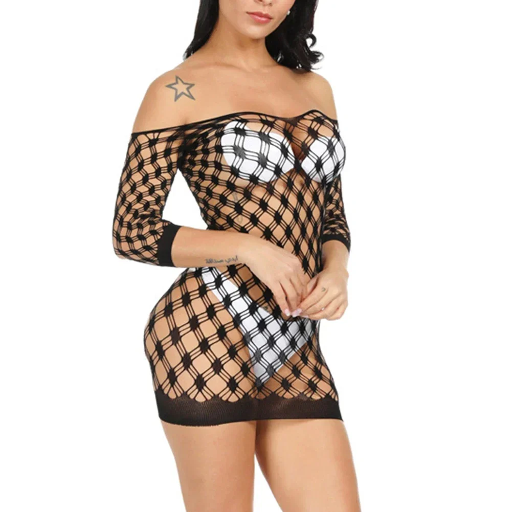 Hot Women Hollow Out Bodystockings Sexy Lingerie Fishnet Bodysuit Transparent Thin Body Stocking Dress Nightwear Sleepwear Net
Hot Women Hollow Out Bodystockings Sexy Lingerie Fishnet Bodysuit Transparent Thin Body Stocking Dress Nightwear Sleepwear Net