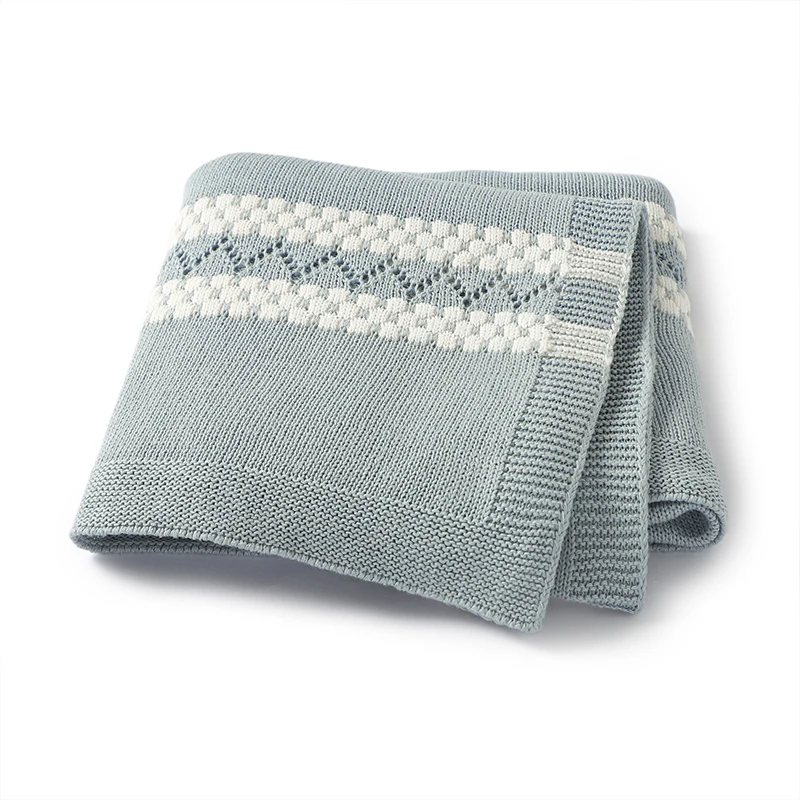 Baby Blanket Cotton Knit Infant Stroller Swaddling Super Soft Newborn Girl Bedding Boy Crib Quilts Fashion Striped Plaid 90*70CM
Baby Blanket Cotton Knit Infant Stroller Swaddling Super Soft Newborn Girl Bedding Boy Crib Quilts Fashion Striped Plaid 90*70CM