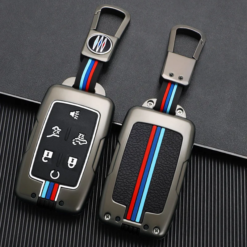 Zinc Alloy Key Fob Cover for Chevrolet Suburban/GMC, Heavy Duty Metal KeyCase Shell with Keychain, Anti-Drop & Scratch Proof
Zinc Alloy Key Fob Cover for Chevrolet Suburban/GMC, Heavy Duty Metal KeyCase Shell with Keychain, Anti-Drop & Scratch Proof