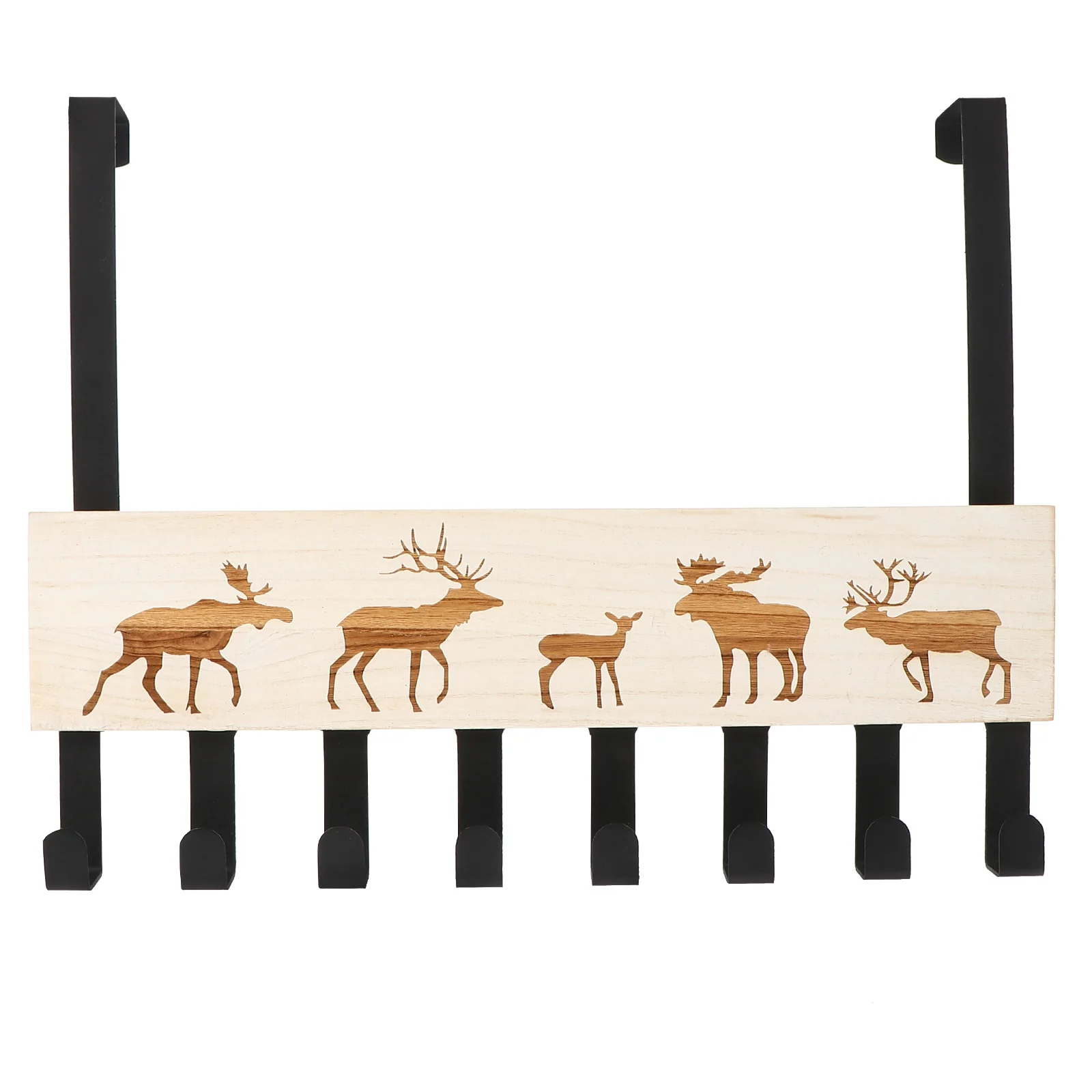 Punch freeHooks Solid Wood Iron Creative Wall Hanger for Door Back Decorative Fashion Design Hanging Items like Hat Towels Bags
Punch freeHooks Solid Wood Iron Creative Wall Hanger for Door Back Decorative Fashion Design Hanging Items like Hat Towels Bags