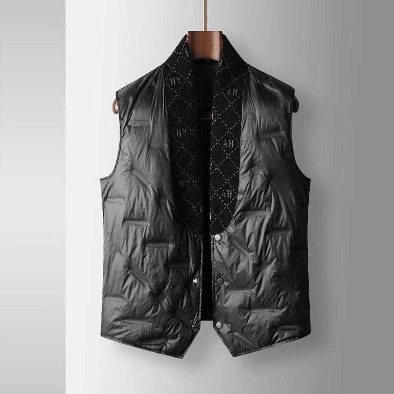 Мужское осеннее пальто, хлопковая теплая однотонная приталенная куртка, верхняя одежда, зимний жилет, толстый жилет без рукавов с v-образным вырезом, жилеты на пуговицах
Мужское осеннее пальто, хлопковая теплая однотонная приталенная куртка, верхняя одежда, зимний жилет, толстый жилет без рукавов с v-образным вырезом, жилеты на пуговицах