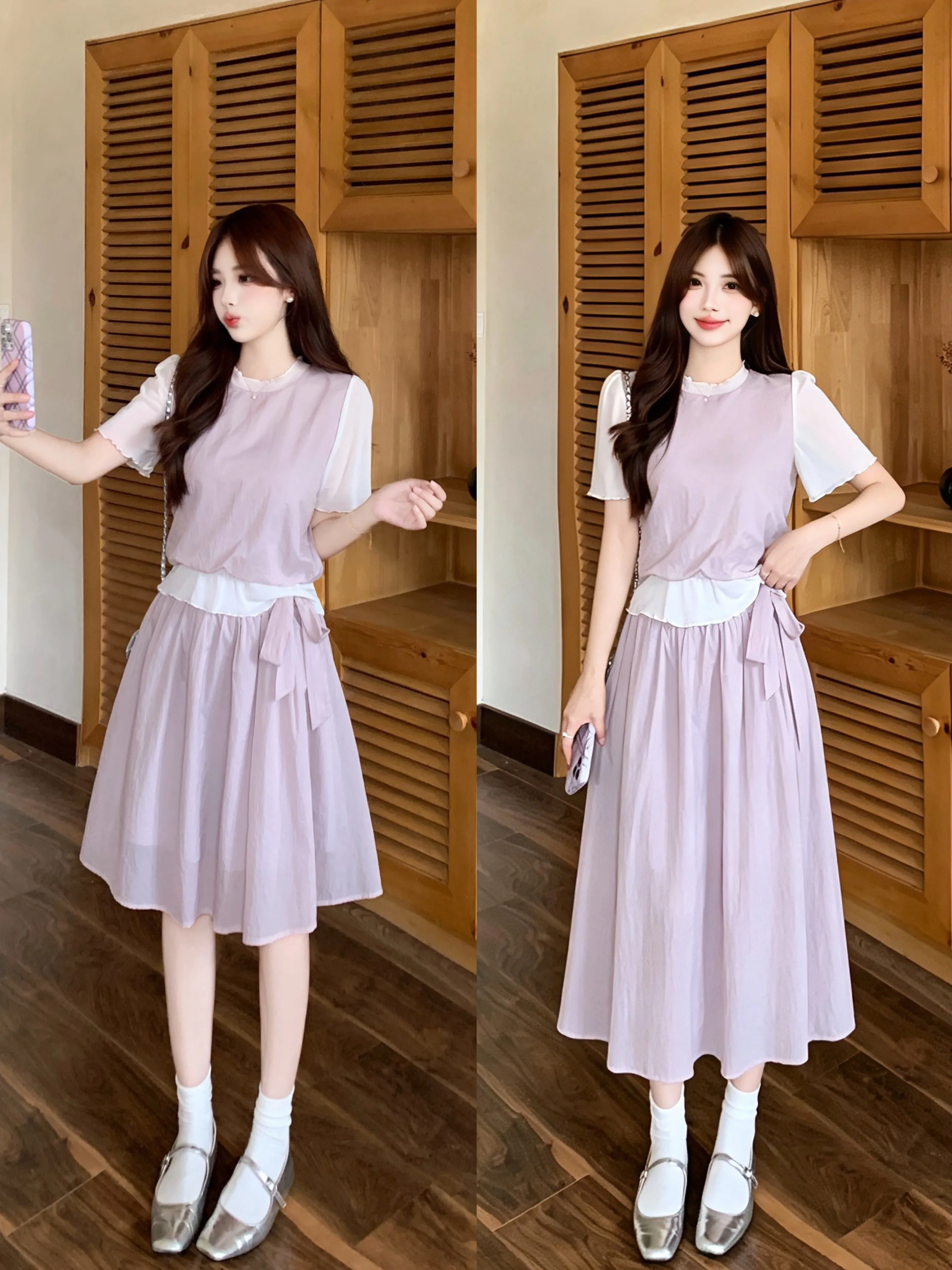 plus Size Summer Loose Fit Slimming Two Piece Set Short Sleeve Top High Waist Skirt for plus Size Women Fashionable Sweet Style
plus Size Summer Loose Fit Slimming Two Piece Set Short Sleeve Top High Waist Skirt for plus Size Women Fashionable Sweet Style