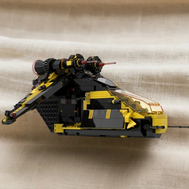 910PCS MOC Space Battle Blacktron Gunship Blaatcktron Model DIY Creative Assembly Building Blocks Display Birthday Gift Blocks
910PCS MOC Space Battle Blacktron Gunship Blaatcktron Model DIY Creative Assembly Building Blocks Display Birthday Gift Blocks