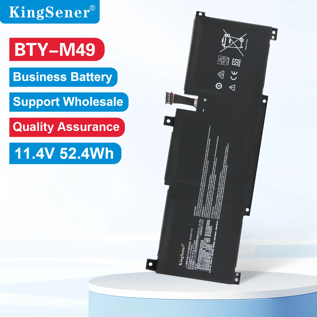 KingSener BTY-M49 Laptop Battery For MSI Prestige 14 A10SC-057RU A10SC-009 A10RB-015CN i7-10710U A10RAS A10M MS-14C1 MS-14D1
KingSener BTY-M49 Laptop Battery For MSI Prestige 14 A10SC-057RU A10SC-009 A10RB-015CN i7-10710U A10RAS A10M MS-14C1 MS-14D1