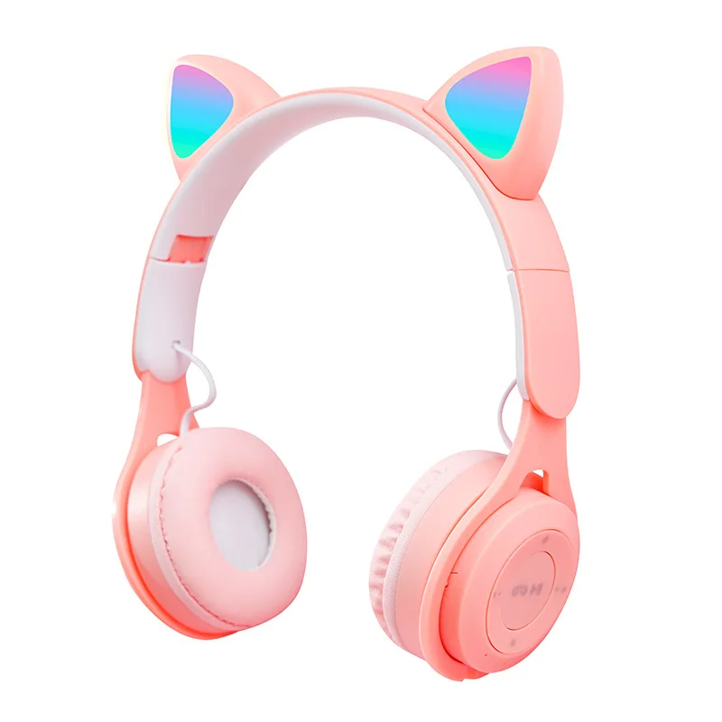 Pink Cat Gaming Headphones with Microphone Y08M LED on-ear Children Headset Wireless Bluetooth Headset for Girls Fashion Cute
Pink Cat Gaming Headphones with Microphone Y08M LED on-ear Children Headset Wireless Bluetooth Headset for Girls Fashion Cute