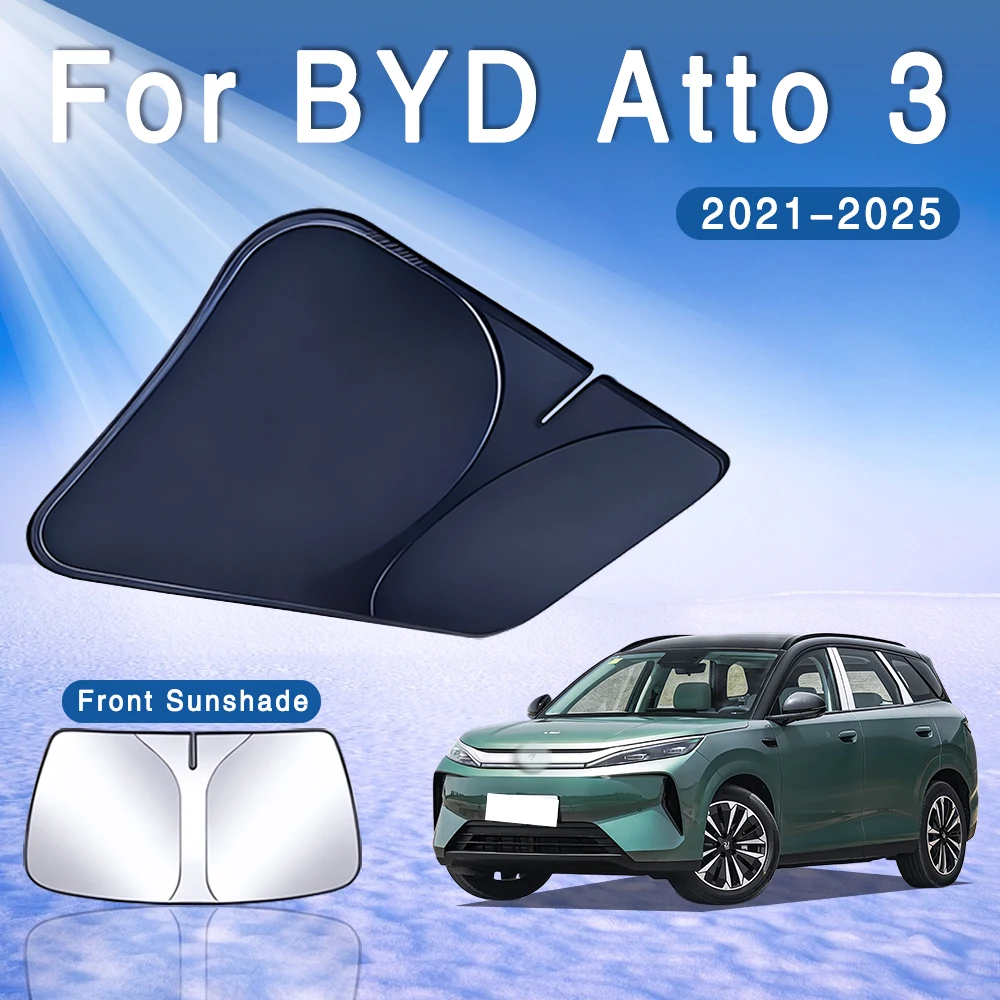 Foldable Car Sun Visor Front Windshield Sunshade Heat Insulation Summer Cooling Auto Accessories For BYD Atto 3 2021-2025
Foldable Car Sun Visor Front Windshield Sunshade Heat Insulation Summer Cooling Auto Accessories For BYD Atto 3 2021-2025