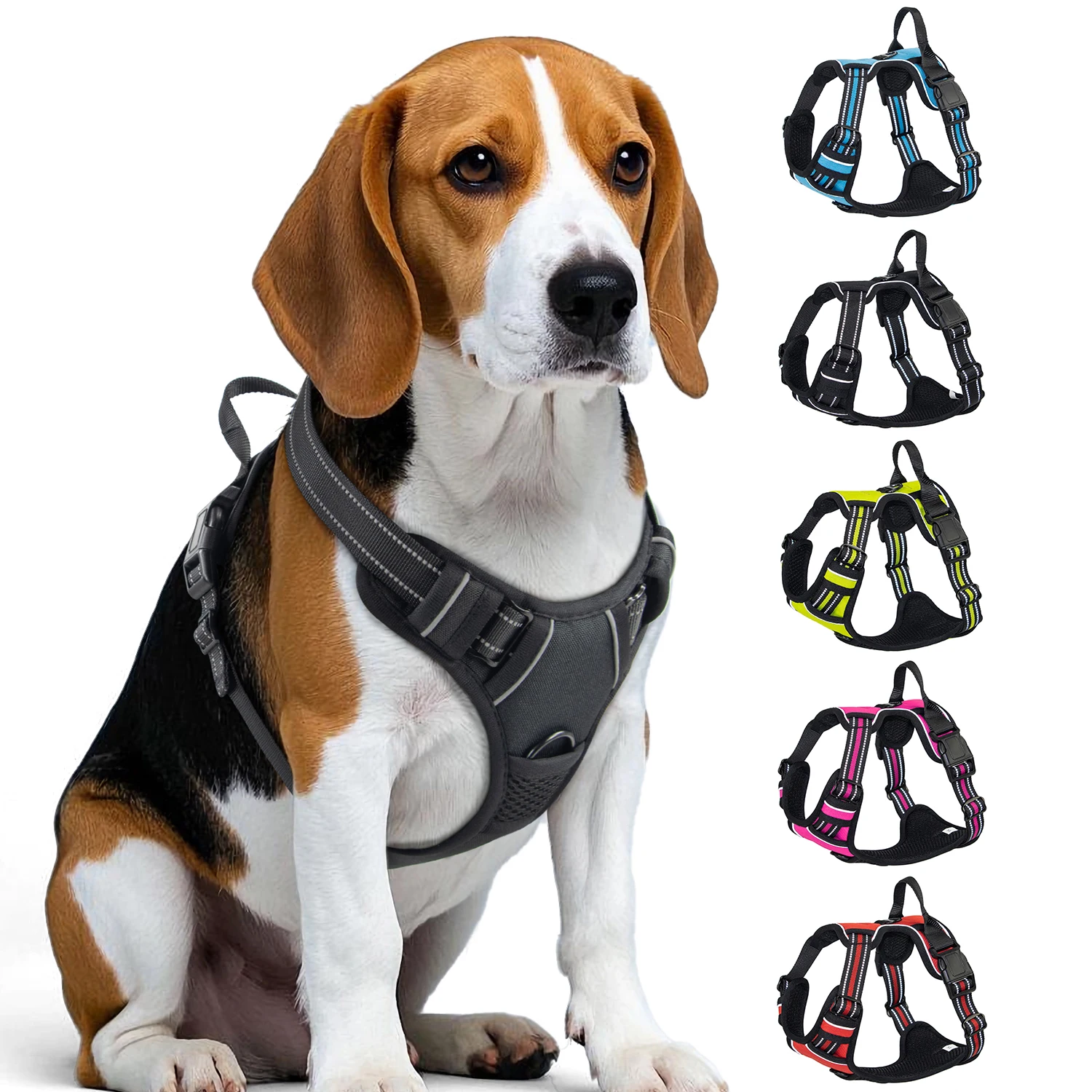 Dog Harness with Handle for Large & Medium Dogs, Breathable Padding Safety Pet Vest Outdoor dog walking harness
Dog Harness with Handle for Large & Medium Dogs, Breathable Padding Safety Pet Vest Outdoor dog walking harness