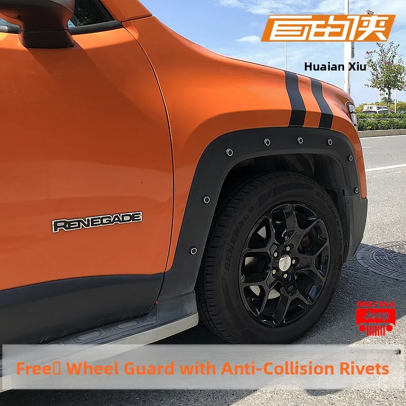 Renegade Rivet Decorative Wheel Arch Wide Body Modin Stiers Anti-Colion Guard against Scratches Car Accories
Renegade Rivet Decorative Wheel Arch Wide Body Modin Stiers Anti-Colion Guard against Scratches Car Accories