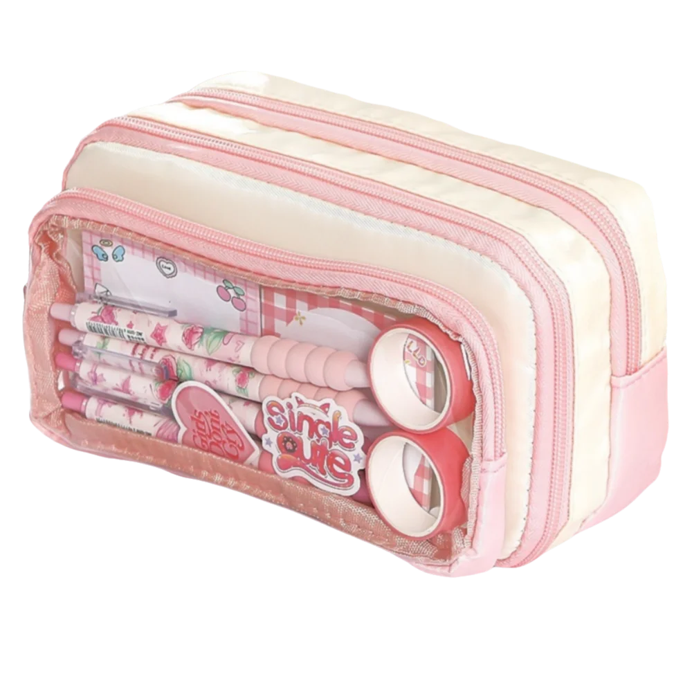 Detachable Large Capacity Pencil Case Portable Beauty Bag Stationery Pen Bag Ins Style Transparent Cosmetic Storage Bag
Detachable Large Capacity Pencil Case Portable Beauty Bag Stationery Pen Bag Ins Style Transparent Cosmetic Storage Bag