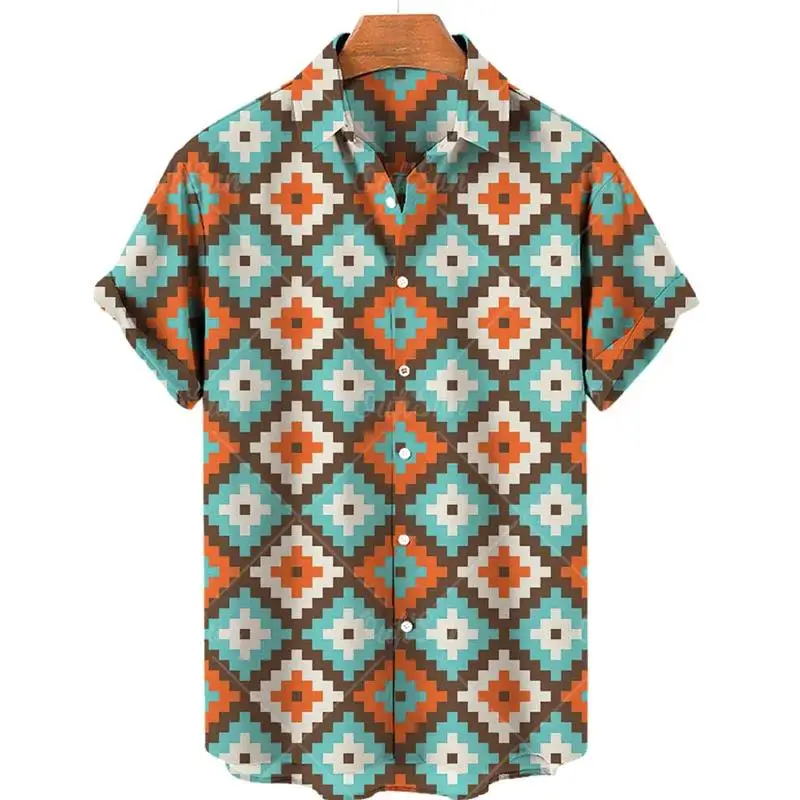 Fashionable Summer Casual Printed Hawaiian Flower Shirt for Men on Vacation at the Beach
Fashionable Summer Casual Printed Hawaiian Flower Shirt for Men on Vacation at the Beach