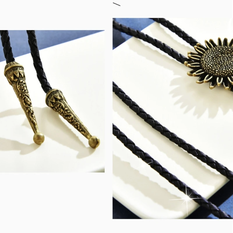 Fashionable Metal Bolo Tie Faux Leather Rope Necktie Neckpiece for Western Enthusiasts Sweater Collar Chain
Fashionable Metal Bolo Tie Faux Leather Rope Necktie Neckpiece for Western Enthusiasts Sweater Collar Chain