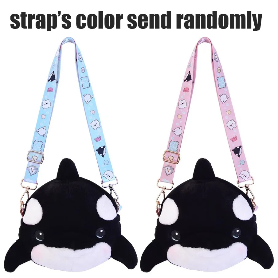 Killer Whale Crossbody Shoulder Bag Coin Key Storage Package Aquarium Soft Plush Toy Cartoon Sea Ocean Animal Fish Boy Girl Gift
Killer Whale Crossbody Shoulder Bag Coin Key Storage Package Aquarium Soft Plush Toy Cartoon Sea Ocean Animal Fish Boy Girl Gift