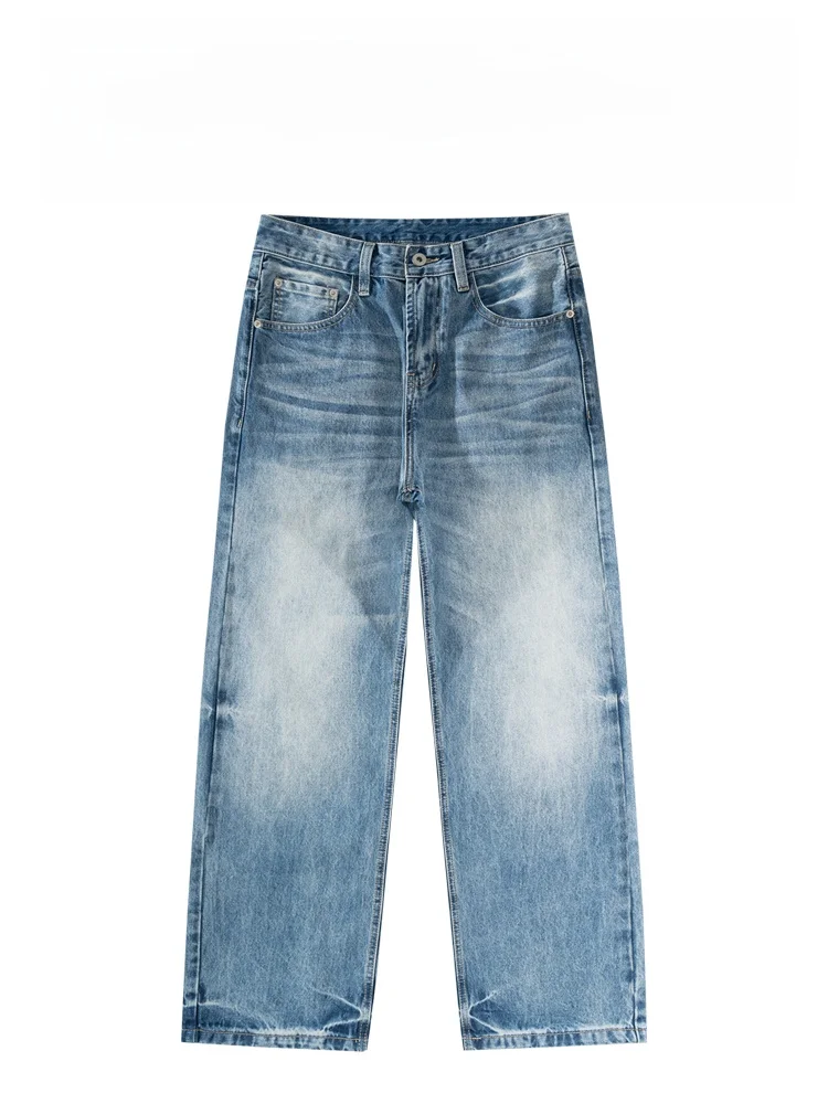 Faionable adient Pure Cotton Men's Jeans High Street Straight Leg Loose Fit Denim Pants Casual Urban Sle Youth Jeans
Faionable adient Pure Cotton Men's Jeans High Street Straight Leg Loose Fit Denim Pants Casual Urban Sle Youth Jeans