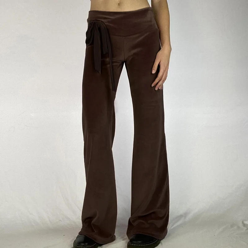 insNew Style Skin Tone Low Waist Three-Dimensional Bow Tie Wide Leg Pants Elegant Velvet Draped Casual Long Pants
insNew Style Skin Tone Low Waist Three-Dimensional Bow Tie Wide Leg Pants Elegant Velvet Draped Casual Long Pants