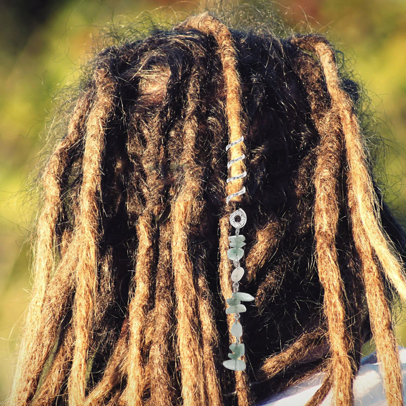 6Pcs Vintage Dreadlock Clips Natural Stone Pendants Boho Hair Ties for Women Braids Ethical Charm Accessories Dreadlock Jewelry
6Pcs Vintage Dreadlock Clips Natural Stone Pendants Boho Hair Ties for Women Braids Ethical Charm Accessories Dreadlock Jewelry