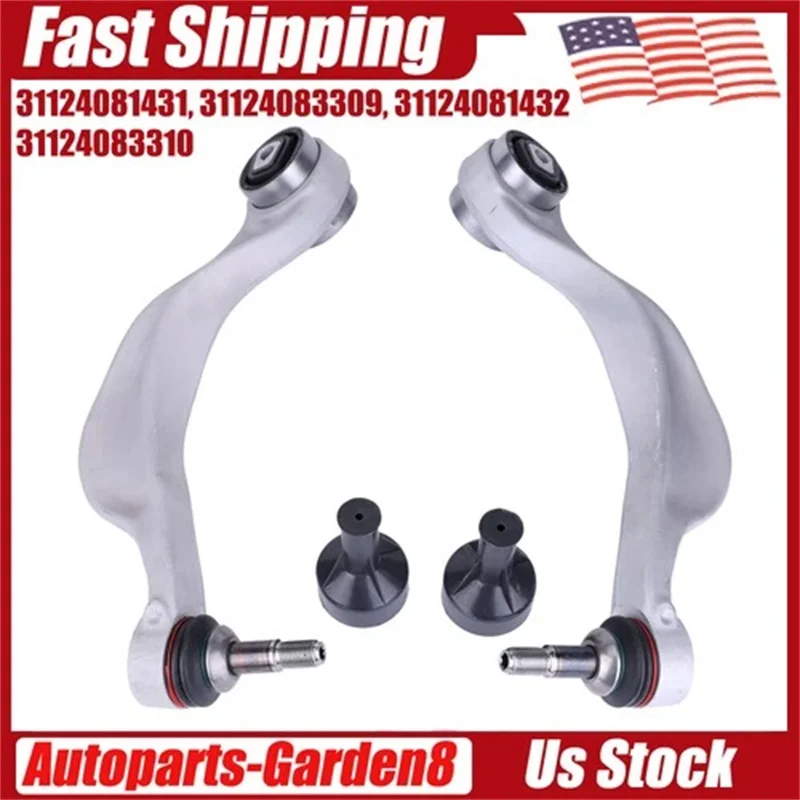 2Pcs Front Lower Control Arms Arm w/Ball Joint Compatible for 535i 650i 750i xDrive Replaces 31124081431 31124083309 31124081432
2Pcs Front Lower Control Arms Arm w/Ball Joint Compatible for 535i 650i 750i xDrive Replaces 31124081431 31124083309 31124081432