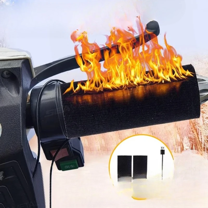 Motorcycle Heated Handgrips 12V USB 3 Gear Warmer Electric Heated Grip Cover Anti Slip Motorcycle Fast Heating Kits
Motorcycle Heated Handgrips 12V USB 3 Gear Warmer Electric Heated Grip Cover Anti Slip Motorcycle Fast Heating Kits