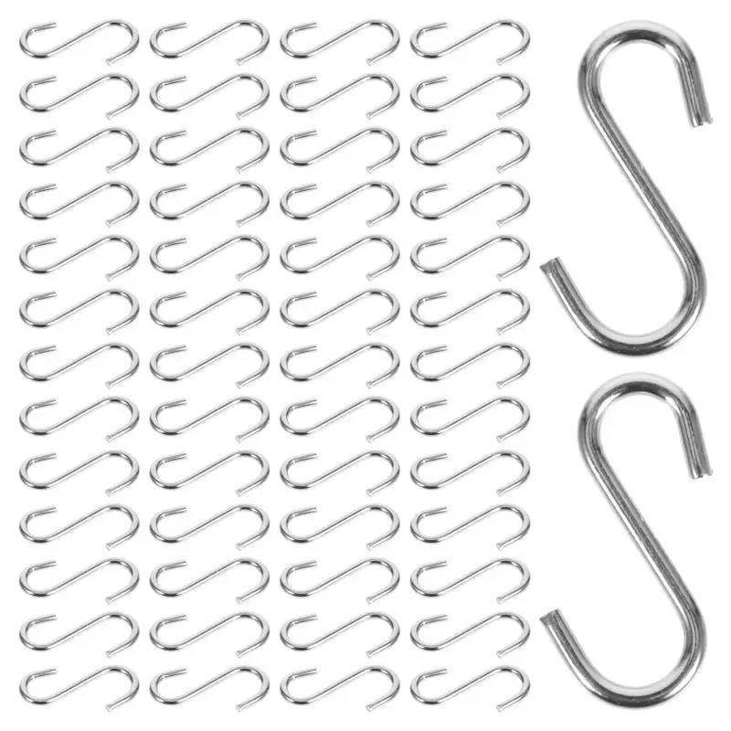 100PCS Mini S-Shaped Hooks Stainless Steel Hanging Hook Ceiling Cabinet Wall Mount Holder for Home Storage DIY Jewelry Accessory
100PCS Mini S-Shaped Hooks Stainless Steel Hanging Hook Ceiling Cabinet Wall Mount Holder for Home Storage DIY Jewelry Accessory