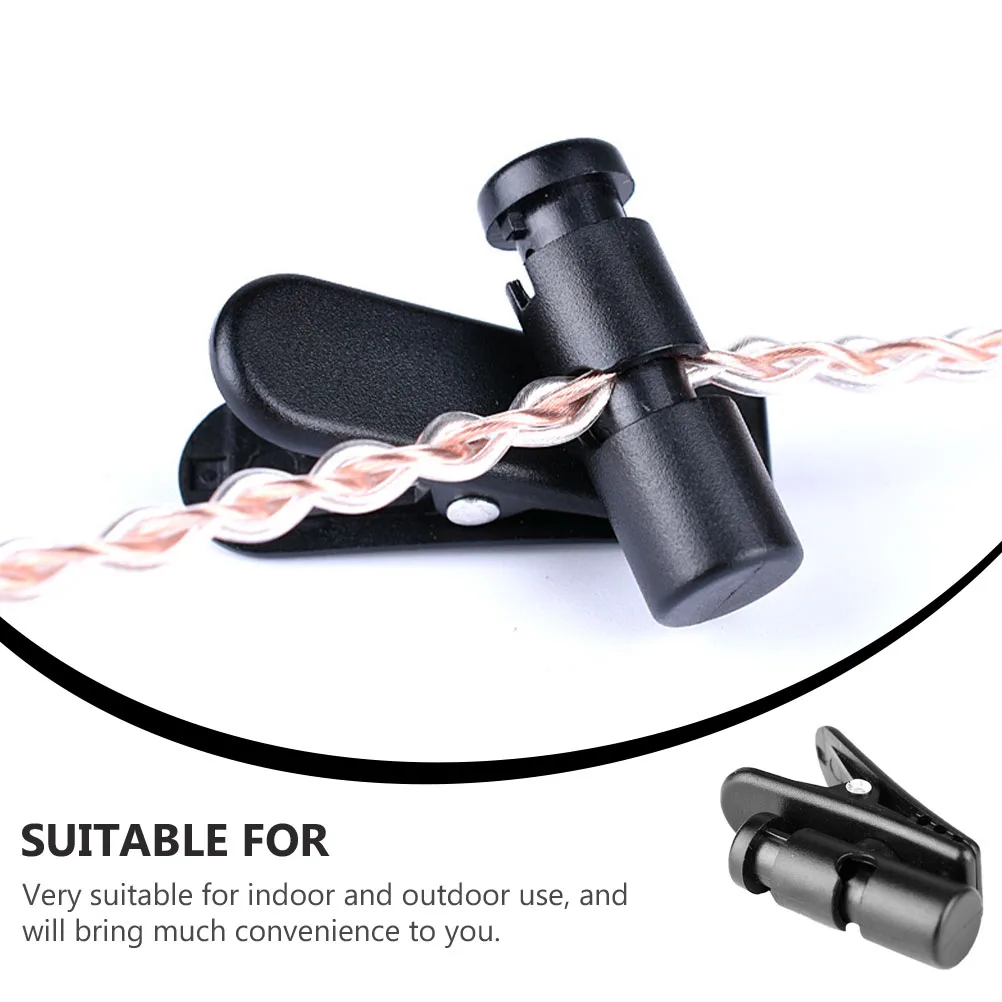 5 Pcs Headphone Cable Clips Earphone Wire Clamps USB Microphone Fixing Lapel ABS PC Material Durable Practical Daily Needs
5 Pcs Headphone Cable Clips Earphone Wire Clamps USB Microphone Fixing Lapel ABS PC Material Durable Practical Daily Needs