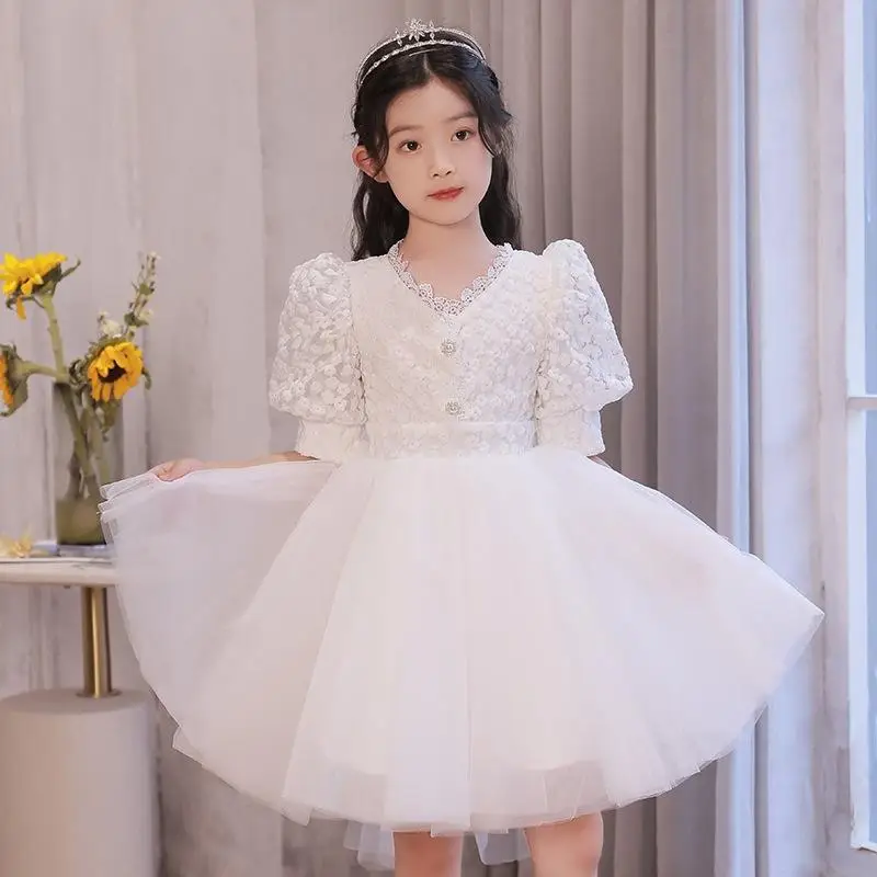 2024 Luxury Party Dress for Kids Girl Infants Embroidery Tulle White Princess Dresses Gala Children Chic Elegant Flower Clothing
2024 Luxury Party Dress for Kids Girl Infants Embroidery Tulle White Princess Dresses Gala Children Chic Elegant Flower Clothing