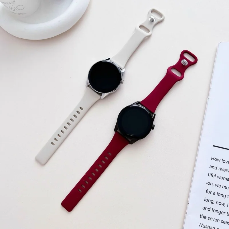 20mm Slim Bands For Samsung Galaxy Watch 5/4 40mm 44mm/Active 2 Galaxy Watch 3 41mm Silicone Narrow Wristbands For Amazfit GTS4
20mm Slim Bands For Samsung Galaxy Watch 5/4 40mm 44mm/Active 2 Galaxy Watch 3 41mm Silicone Narrow Wristbands For Amazfit GTS4