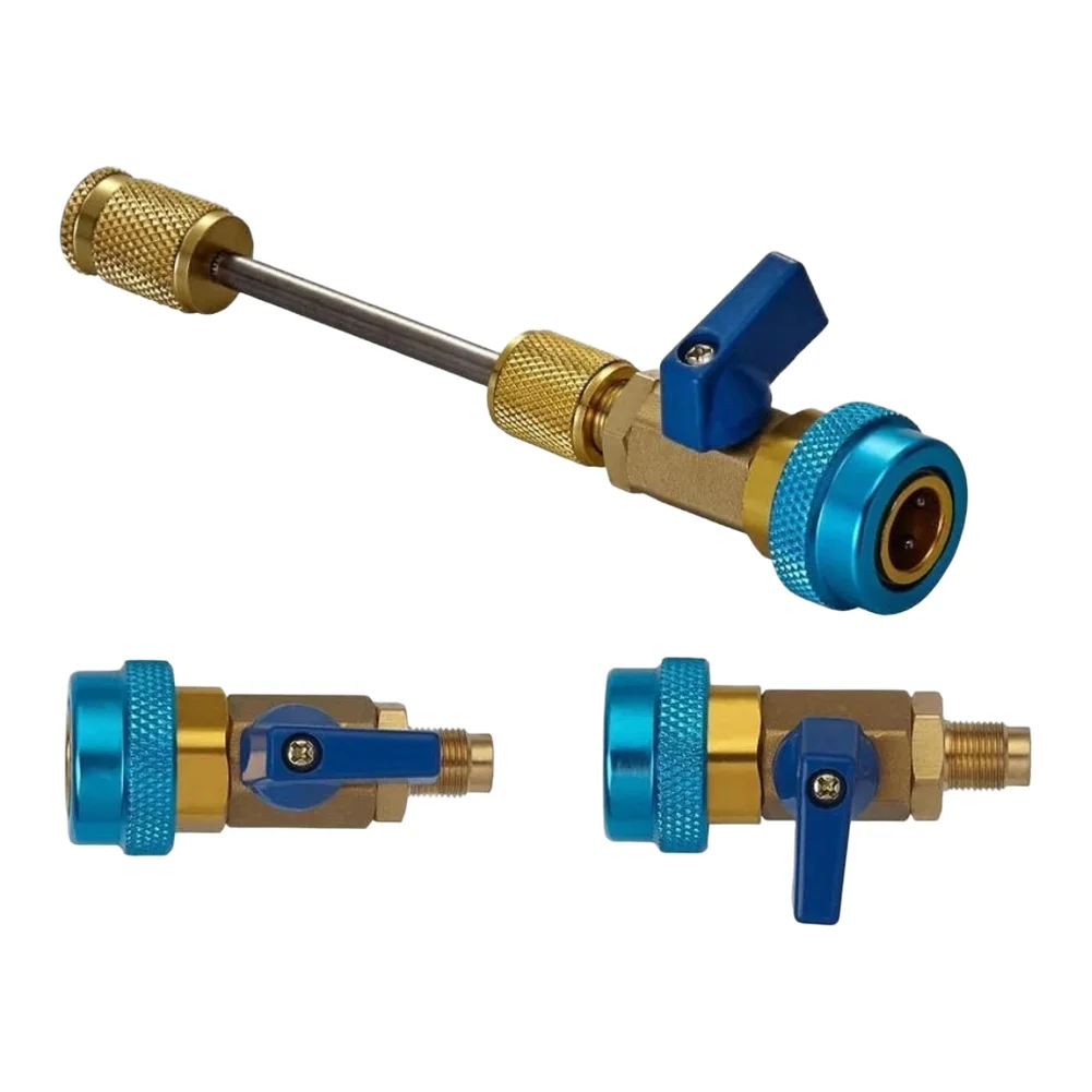 Valve Core Removal Wrench Kit for R134a For R1234YF Systems Featuring Bayonet Grip and Straight Through Design
Valve Core Removal Wrench Kit for R134a For R1234YF Systems Featuring Bayonet Grip and Straight Through Design