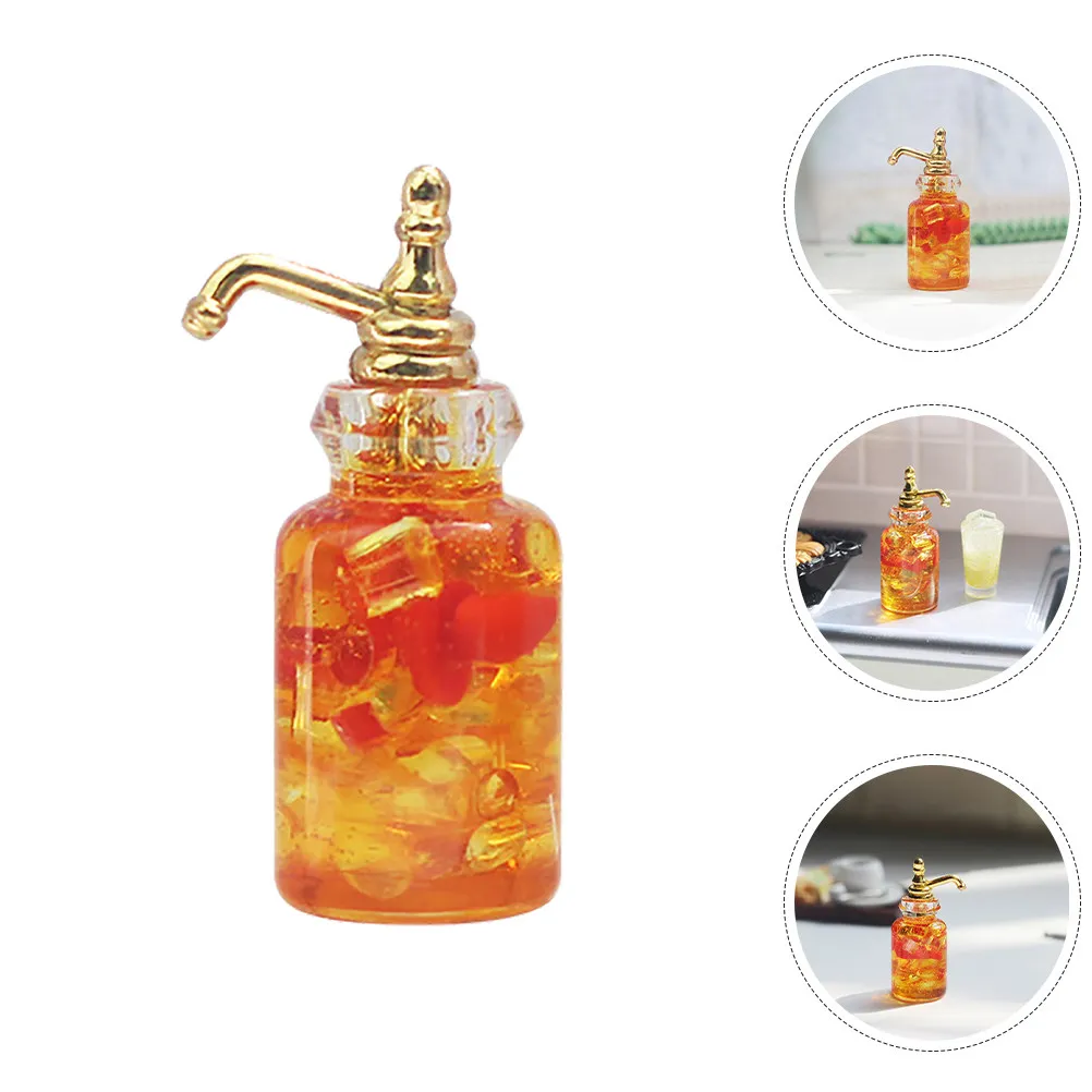 Miniature Fruit Wine Beverage Bottle Realistic Glass Jar Pretend Play Kitchen Accessories Photography Props Dollhouse Decor
Miniature Fruit Wine Beverage Bottle Realistic Glass Jar Pretend Play Kitchen Accessories Photography Props Dollhouse Decor