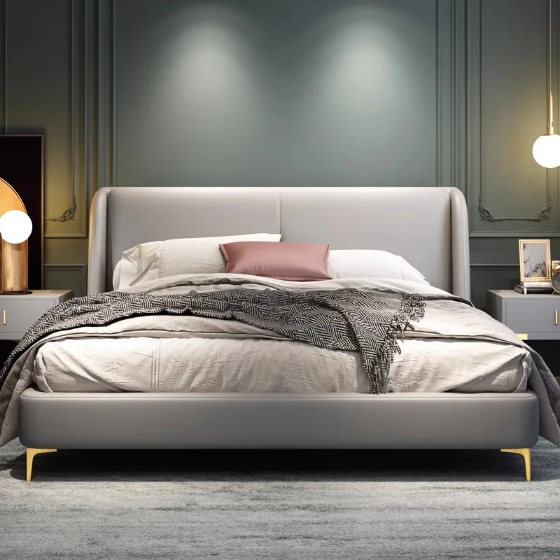 King Upholstered Bed Japanese Luxury Headboards Frame Bed Dressers Sleeping Muebles Para El Hogar Bedroom Furniture Accessories
King Upholstered Bed Japanese Luxury Headboards Frame Bed Dressers Sleeping Muebles Para El Hogar Bedroom Furniture Accessories