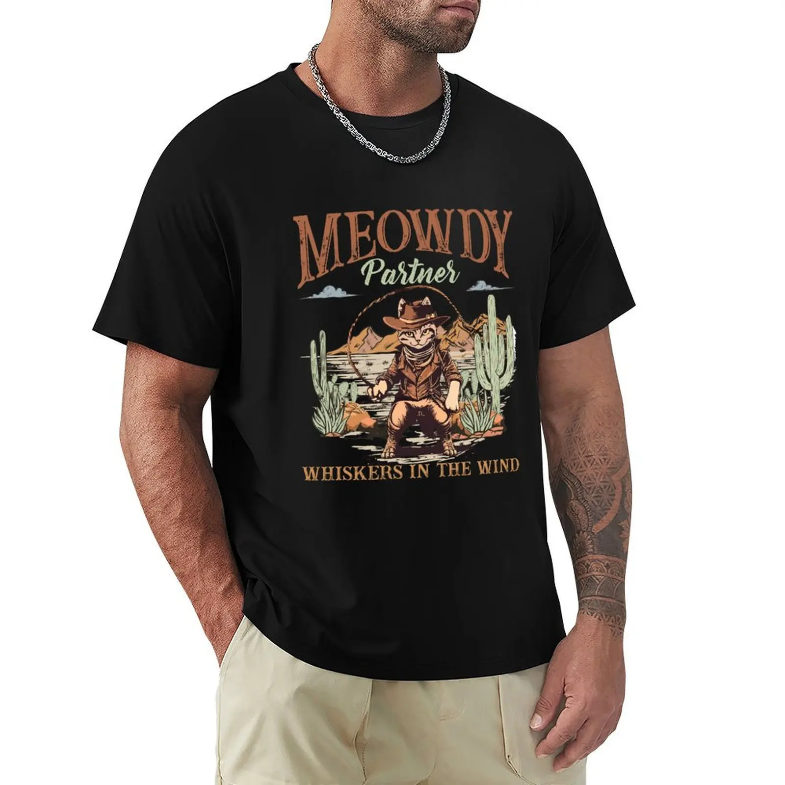 Meowdy Partner Whiskers In The Wind Shirt Cowboy Cat For Men, For Women, Vintage Cowboy Gift T-Shirt plus size tops t shirt men
Meowdy Partner Whiskers In The Wind Shirt Cowboy Cat For Men, For Women, Vintage Cowboy Gift T-Shirt plus size tops t shirt men