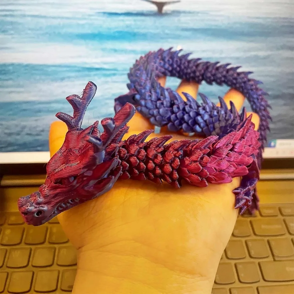 3D Printed Conjoined Dragon Ornaments Movable Cartoon Creative Dragon Plants rockery Fish Tank Landscaping Decoration 30cm
3D Printed Conjoined Dragon Ornaments Movable Cartoon Creative Dragon Plants rockery Fish Tank Landscaping Decoration 30cm