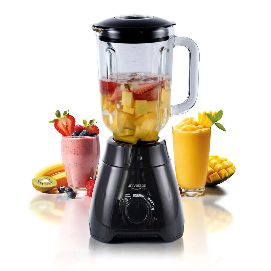 Блендер Mass Vital 550 Вт, стеклянная чаша 57 унций (1,8 кварта, 1,7 литра, 7 чаш), 2 скорости, функция импульсного режима и 4 лезвия из нержавеющей стали с хромированием
Блендер Mass Vital 550 Вт, стеклянная чаша 57 унций (1,8 кварта, 1,7 литра, 7 чаш), 2 скорости, функция импульсного режима и 4 лезвия из нержавеющей стали с хромированием