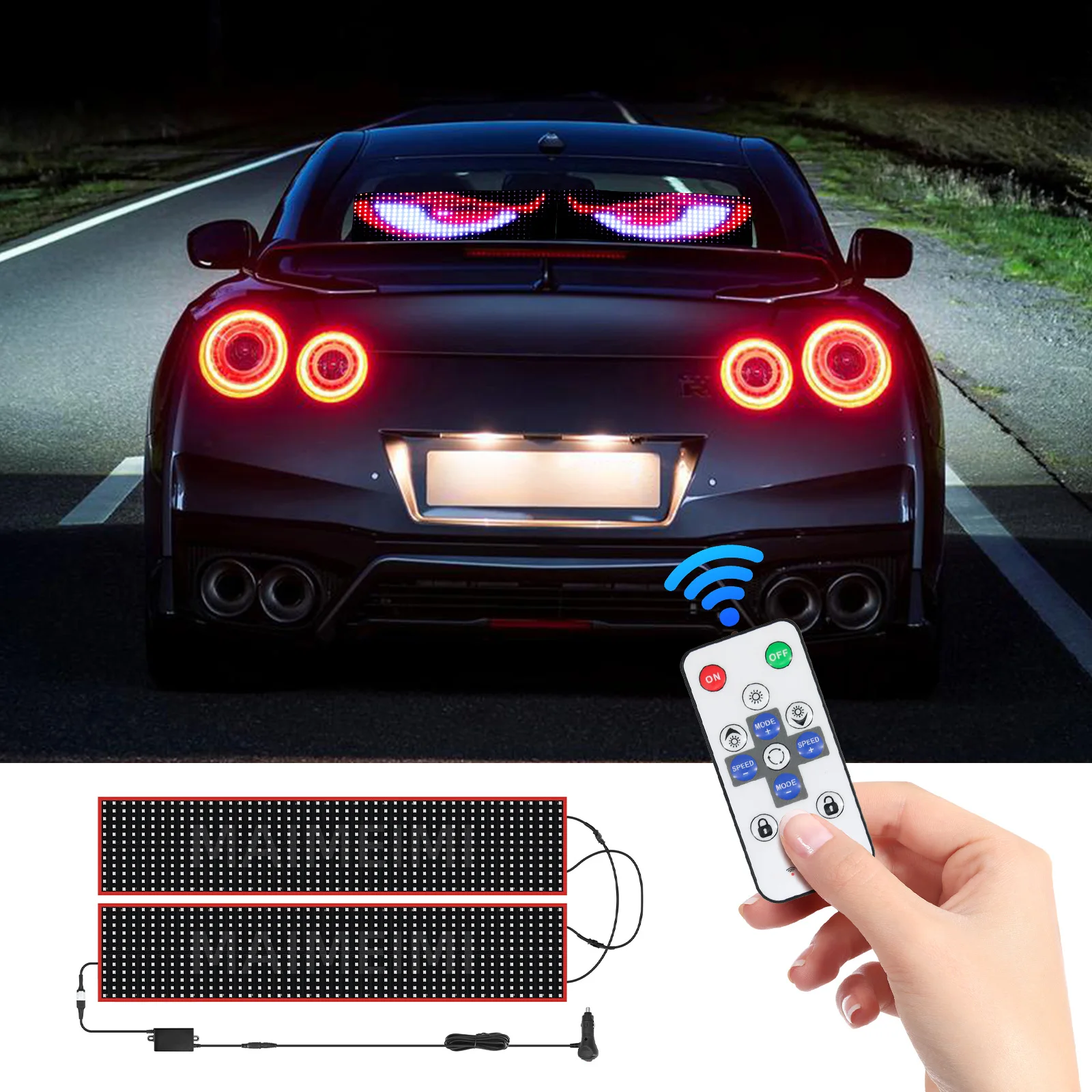 LED Matrix Pixel Panel Remote Control Scrolling Sign Soft Foldable Lighting Scrolling For Board Windshield Decorative Lights
LED Matrix Pixel Panel Remote Control Scrolling Sign Soft Foldable Lighting Scrolling For Board Windshield Decorative Lights
