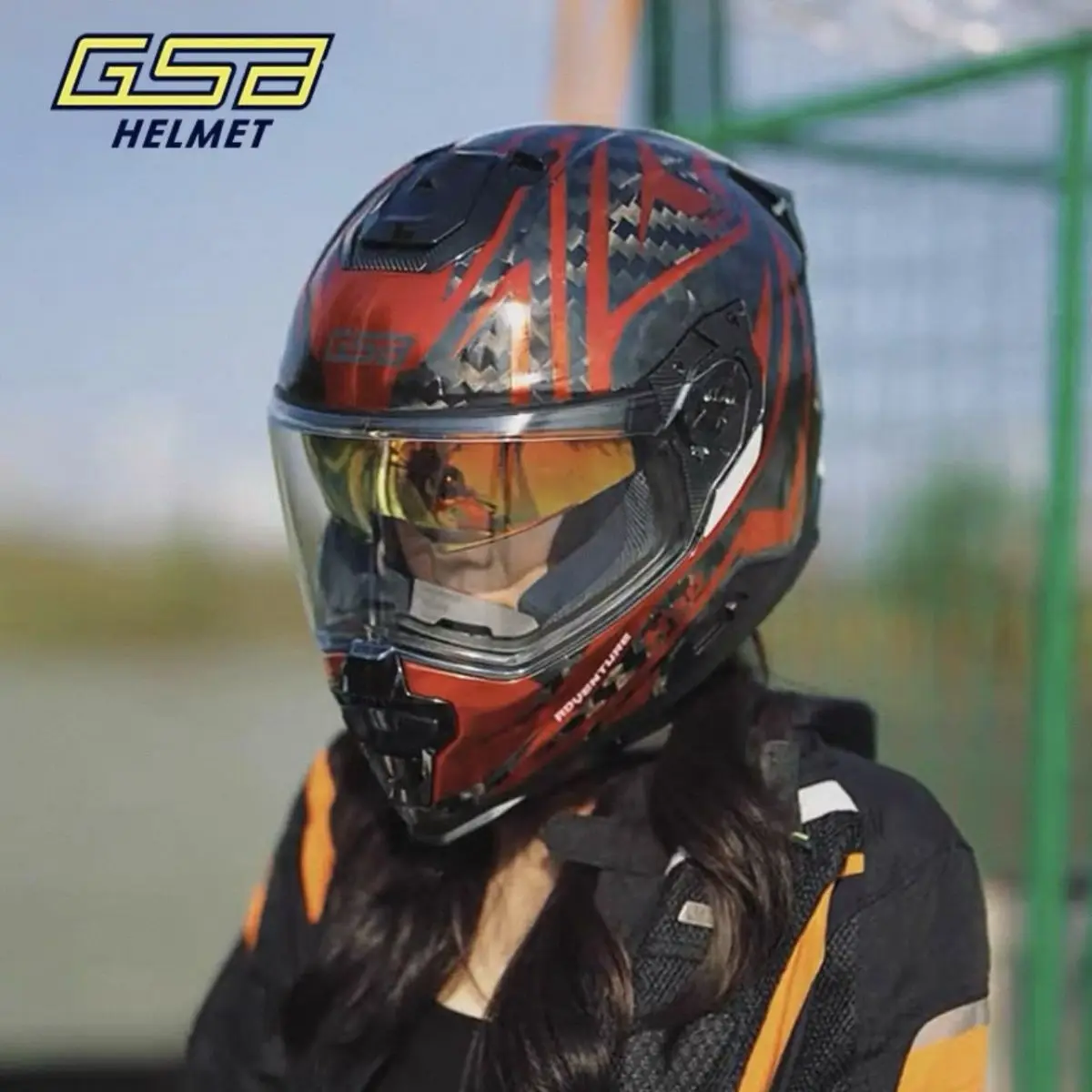 GSB X30 Carbon Fiber Motorcycle AdventureDual‑Visor Off‑Road Street Full‑Face Helmet Unisex for Long‑Distance Motorbike Riding
GSB X30 Carbon Fiber Motorcycle AdventureDual‑Visor Off‑Road Street Full‑Face Helmet Unisex for Long‑Distance Motorbike Riding