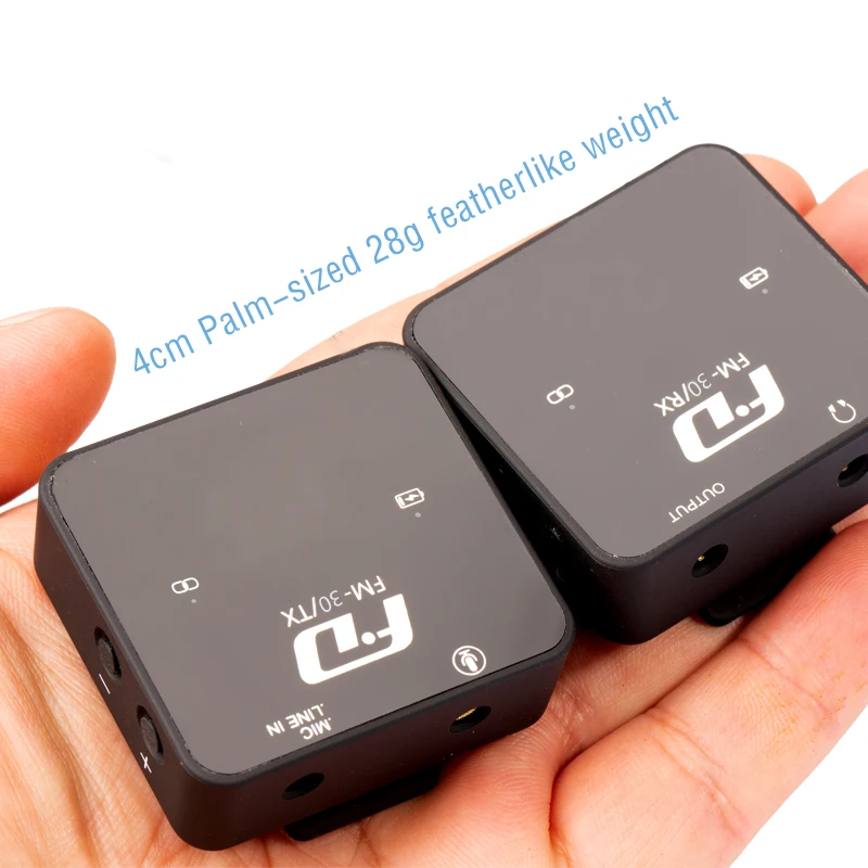 Feidu FD FM30 2,4 ГГц Беспроводная петличная микрофонная система Передатчик Приемник Расстояние 80 метров Новое поступление
Feidu FD FM30 2,4 ГГц Беспроводная петличная микрофонная система Передатчик Приемник Расстояние 80 метров Новое поступление