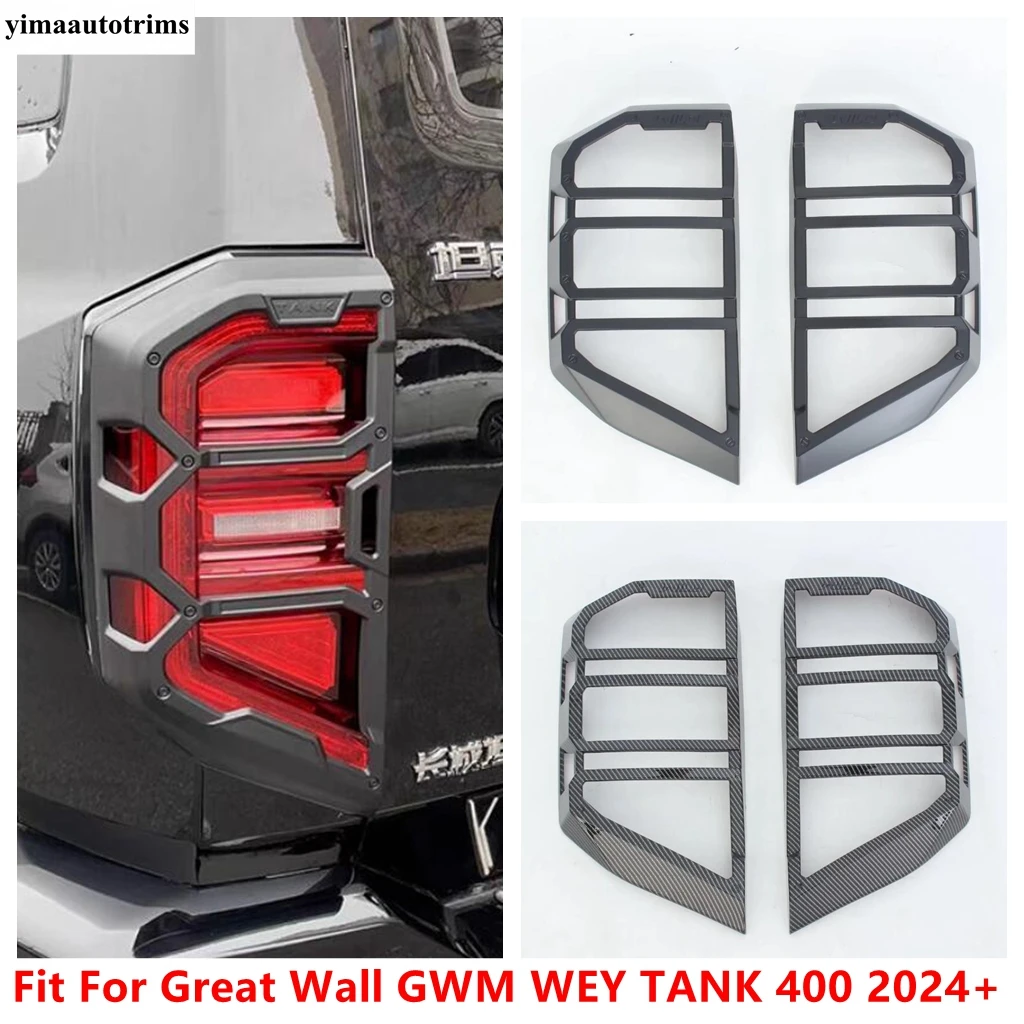 Car Rear Tail Lights Lamp Frame Cover Trim For Great Wall GWM WEY TANK 400 2024 2025 2026 Matte Black / Carbon Fiber Accessories
Car Rear Tail Lights Lamp Frame Cover Trim For Great Wall GWM WEY TANK 400 2024 2025 2026 Matte Black / Carbon Fiber Accessories
