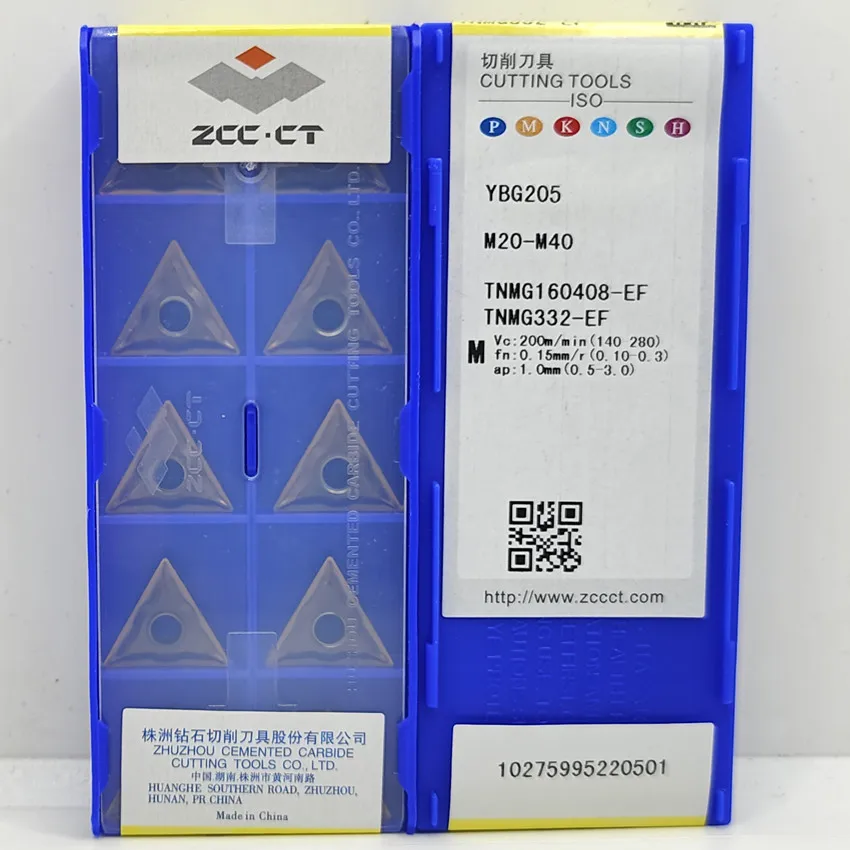 TNMG160404-EF YBG202/TNMG160408-EF YBG202/TNMG160404-EF YBG205/TNMG160408-EF YBG205 ZCC.CT Твердосплавные токарные пластины с ЧПУ 10 шт./кор. 
TNMG160404-EF YBG202/TNMG160408-EF YBG202/TNMG160404-EF YBG205/TNMG160408-EF YBG205 ZCC.CT Твердосплавные токарные пластины с ЧПУ 10 шт./кор.