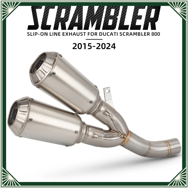 Suitable for Ducati SCRAMBLER800 self-swimming 800 middle exhaust pipe modification, carbon fiber scorpion tube
Suitable for Ducati SCRAMBLER800 self-swimming 800 middle exhaust pipe modification, carbon fiber scorpion tube
