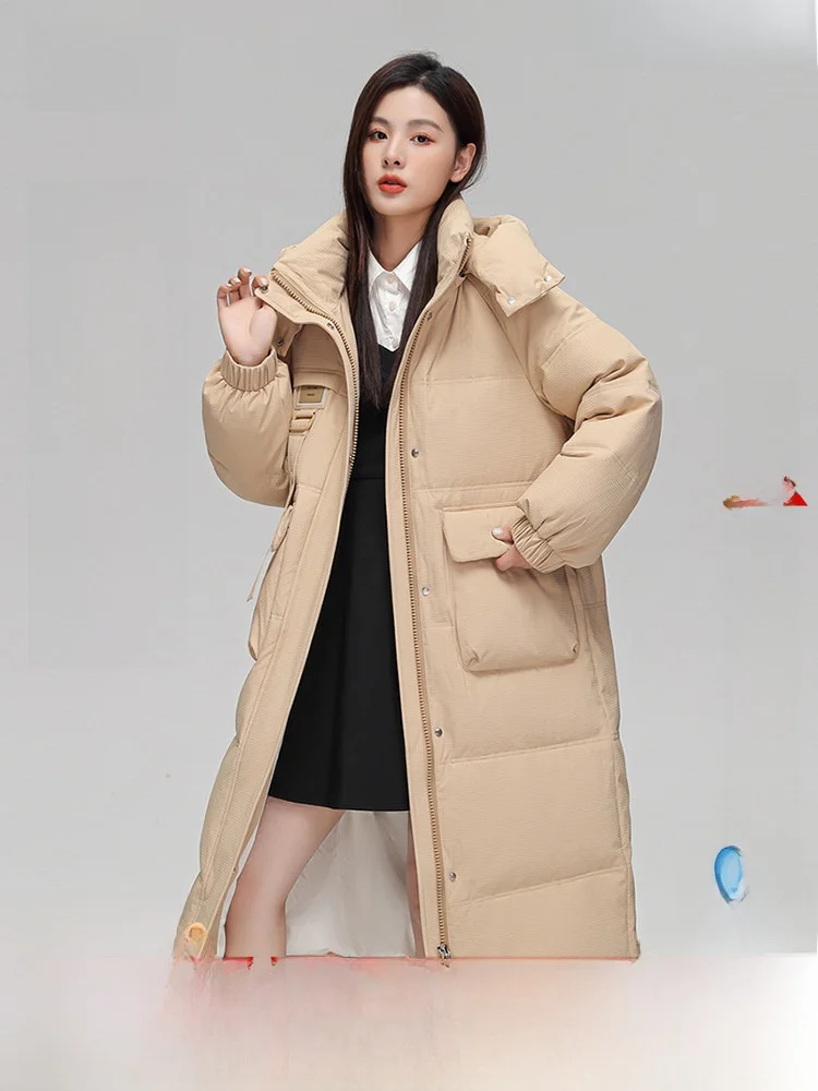 Snow Flng Spring 2026 Women's Long Detachable Hood down Jaet Straight Korean Version Casual Loose Floing Fabric
Snow Flng Spring 2026 Women's Long Detachable Hood down Jaet Straight Korean Version Casual Loose Floing Fabric
